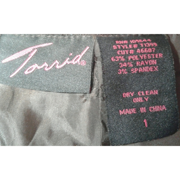 Torrid tweed Blazer plus size 1 (14-16)1X - Picture 8 of 8